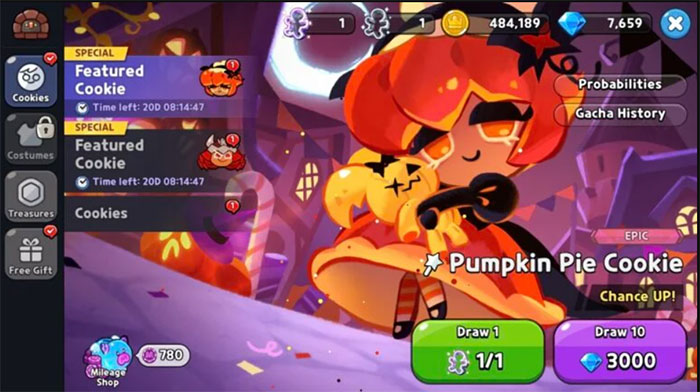 Pumpkin Pie Cookie sở hữu sức mạnh siêu việt