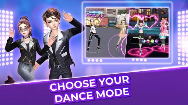 Choose your dance mode