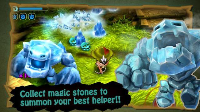 Collect magic stones to summon the best supporters