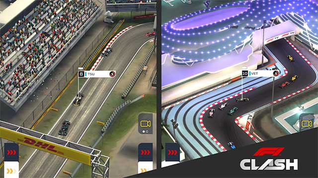 Create F1 team and race 1v1 in real time