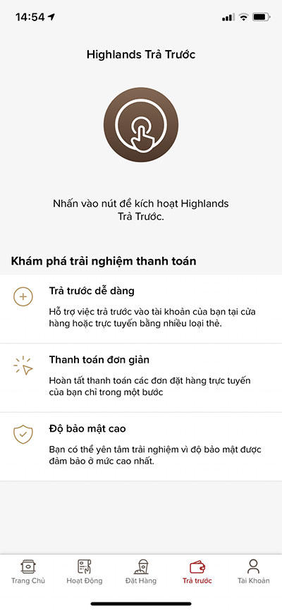 Highland Coffee App for iOS