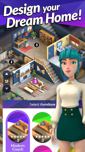 Design your dream home in Single City game 