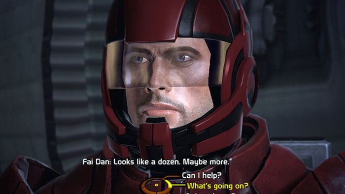 Đối thoại là một phần quan trọng trong Mass Effect