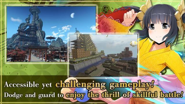 Enjoy challenging gameplay with thrilling battles in Onigiri HEROES