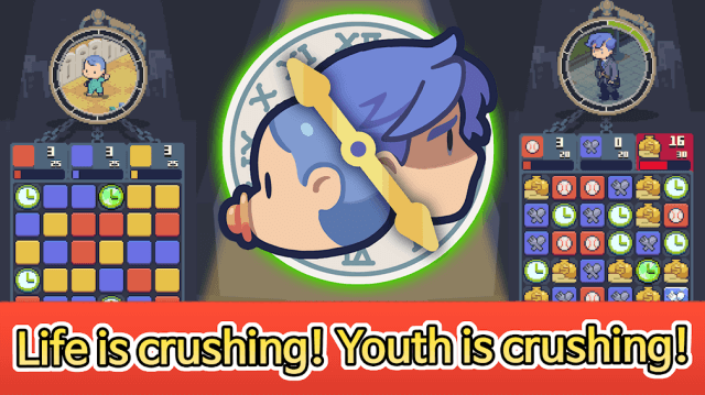 Life Crush Saga is a life simulation game combined with match-3