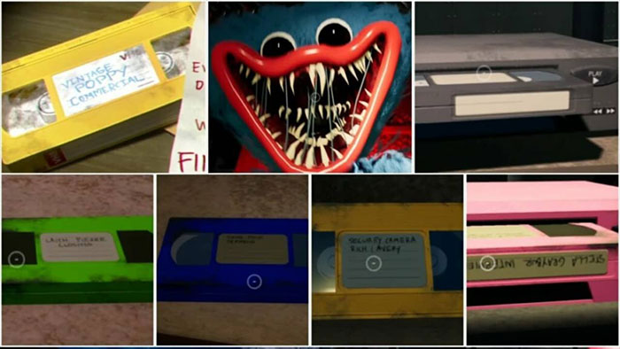 Các cuộn băng VHS trong Poppy Playtime