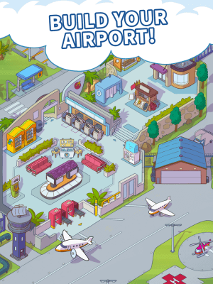 Build and manage your airport in the game Airport BillionAir 