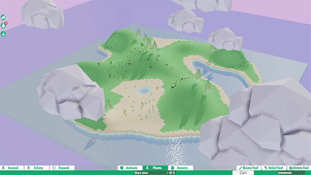 Building a green island to restore services for tourism and development in the game Eco Planet