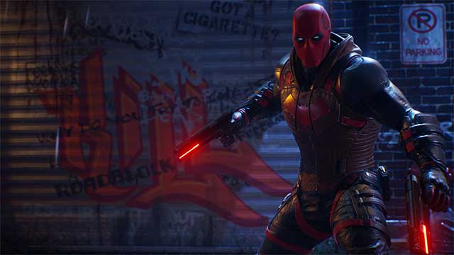 The game features 4 playable characters: Nightwing, Batgirl, Robin and Red Hood