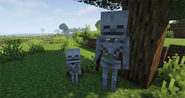 Tiny Skeletons Mod 1.17.1 will add mini-Skeletons to Minecraft