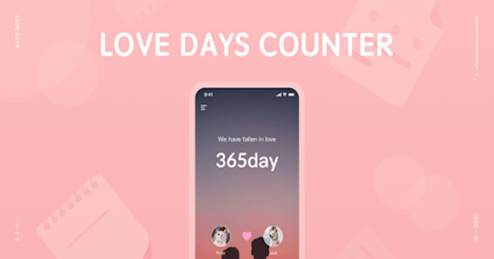 TOP ứng dụng đếm ngày yêu cho các cặp đôi