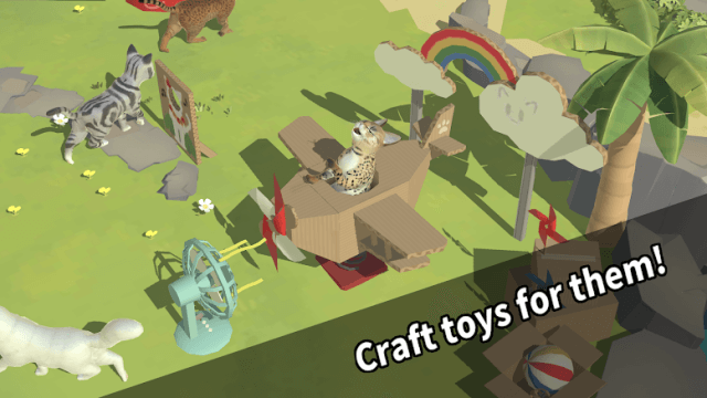 Crafting cute cat toys
