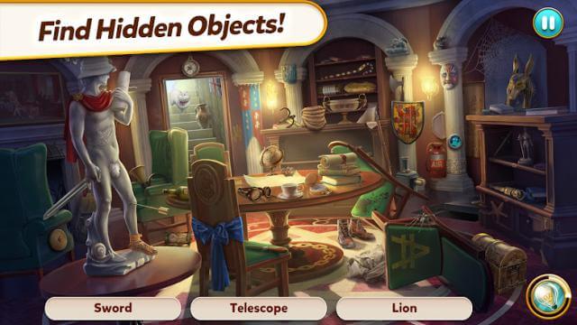 Become a detective and find hidden items in the game Mystery Match Village