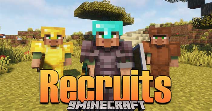 Recruits Mod 1.16. 5 will introduce into Minecraft the recruiting system for soldiers