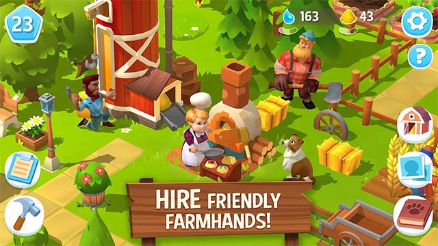 Recruiting new workers and developing the farm with you