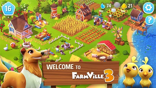 Develop an animal farm in FarmVille 3 for PC. 