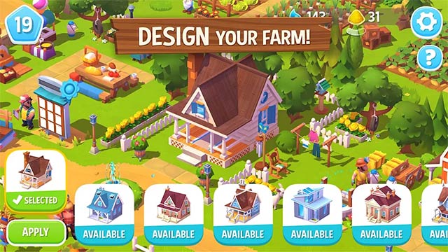 Comfortable farm design with many items , unique decoration