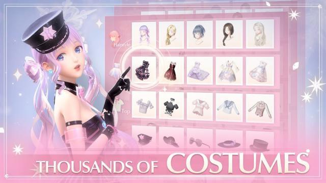 Shining Nikki has thousands of costumes. , accessories for you to combine
