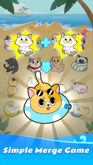 Cat Paradise is a simple, entertaining cat merge game