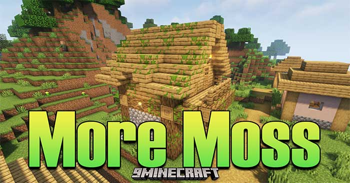 More Moss Mod 1.16.5 allows vines and moss to grow everywhere in Minecraft