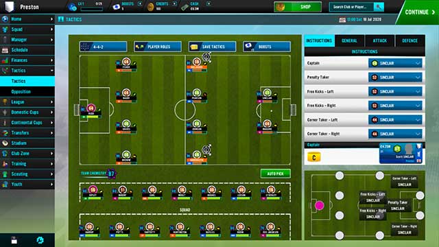 Create a squad and pick 11 top players! top per match