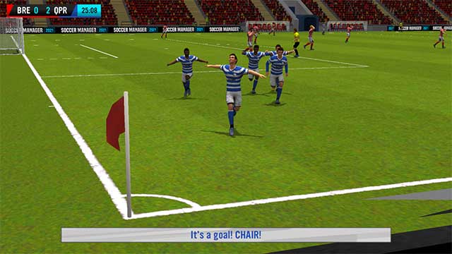 Watch live football matches in realistic 3D