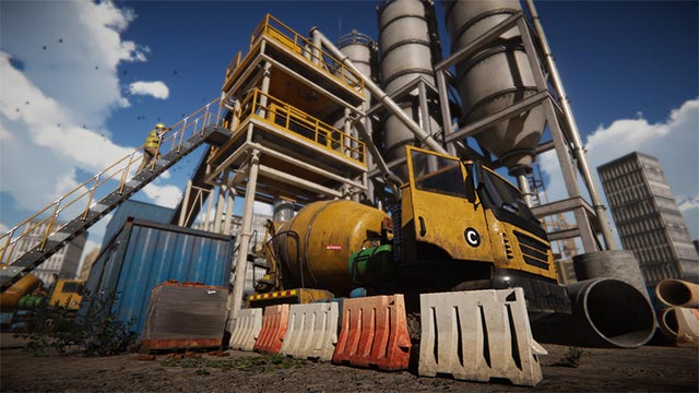 Construction Worker Simulator realistically simulates the work of a full-time builder