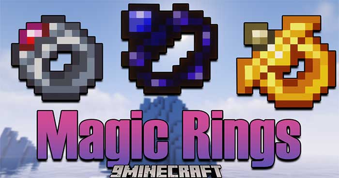 Magic Rings Mod 1.17.1 sẽ bổ sung vào Minecraft một bộ nhẫn quyền năng