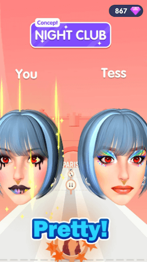 Makeup Battle is a fun makeup game for girls