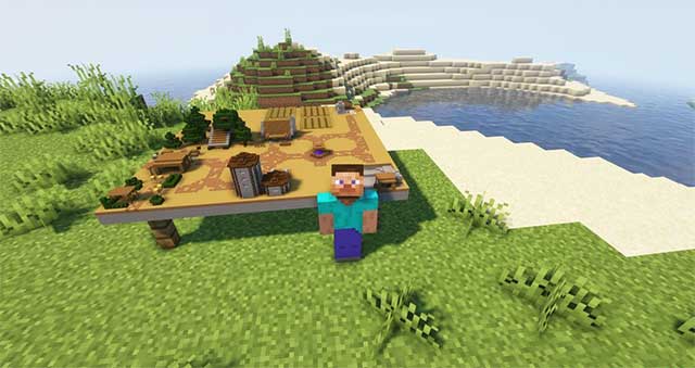 With Microcosm Mod, gamers can create a small village to get resources. raw