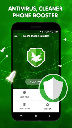 Falcon Security Antivirus helps to remove viruses, clean junk and speed up your phone