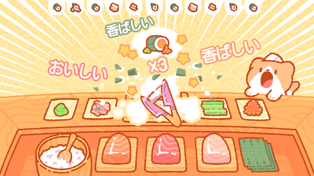 Play the game Kuma Sushi Bar and learn more about the ancient mysteries of sushi making