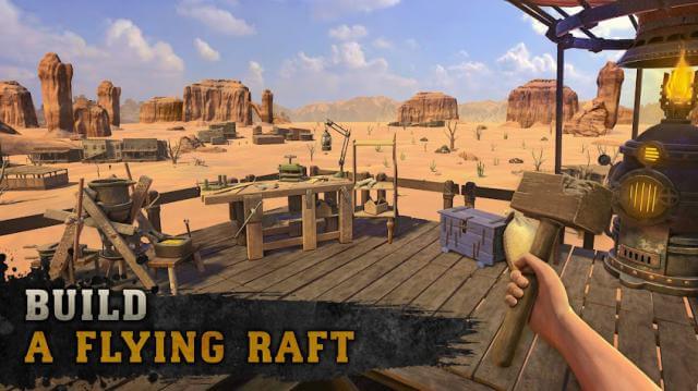 Build a floating raft