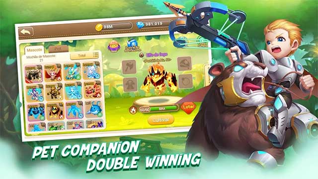 DDTank Mobile là phiên bản giả lập của game hành động DDTank