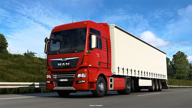 Khám huỷ những kiểu mẫu xe tải lớn MAN TGX vô bạn dạng update triệu Euro Truck Simulator 2 1.43