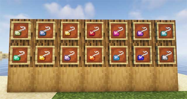 Charms-Mod sẽ thêm vào Minecraft các đồ tạo tác phép thuật có hiệu ứng potion