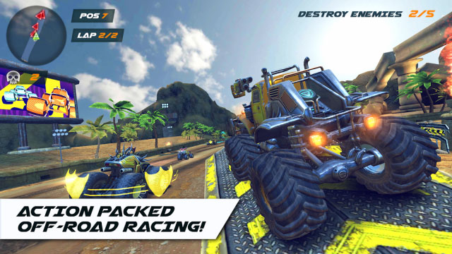 Join action-packed offroad races in RACE: Rocket Arena Car Extreme