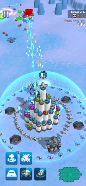 Build your tower is getting bigger and bigger in Mega Tower game 