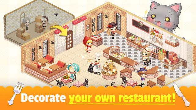 Manage and decorate your own restaurant in-game My Secret Bistro