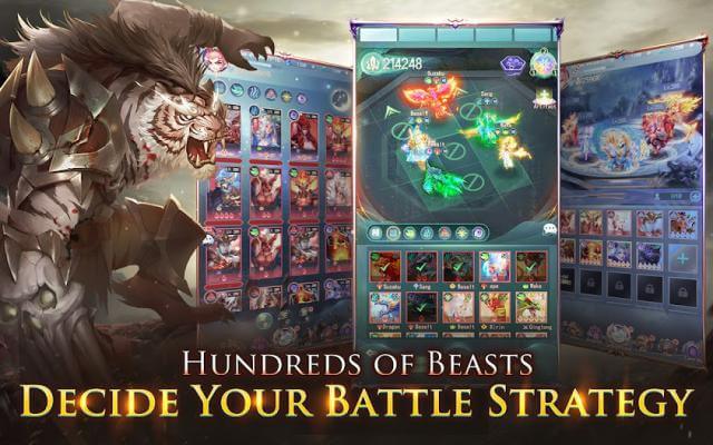 Hundreds of monsters decide your battle strategy