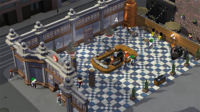 Decorate new styles for each cafe in the game Coffee Shop Tycoon