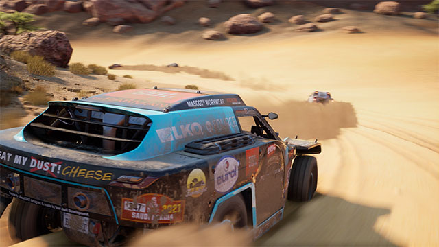 Chinh phục địa hình sa mạc cực khó trong Dakar Desert Rally game