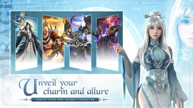 Build your own character in Mirage:Perfect Skyline, become Devil or God