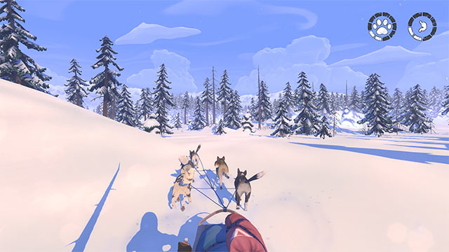 Adventure with the sled dogs to discover new lands and find your way home