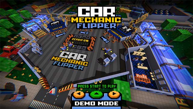 Car Mechanic Flipper is a unique and creative pinball game. 