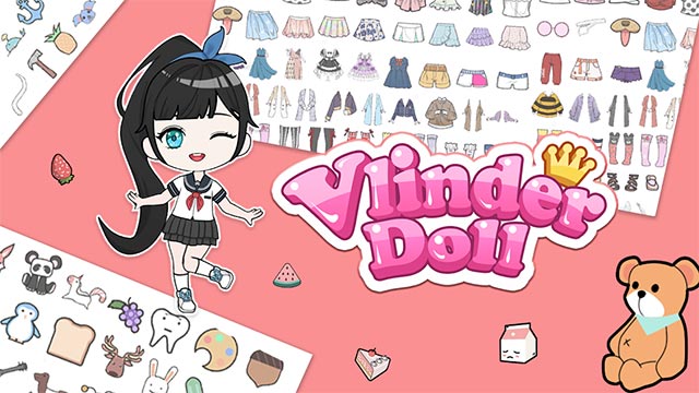 The only limit in Vlinder Doll game is your imagination