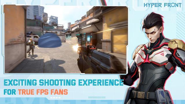 Hyper Front offers an exciting shooting experience. fun for true FPS fans