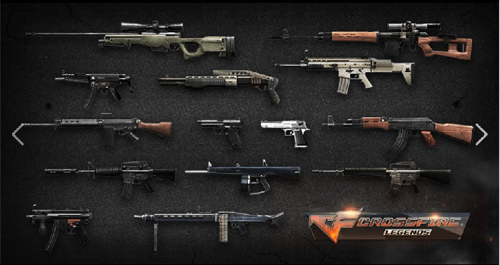 Mỗi loại súng sẽ phù hợp với những kiểu chơi khác nhau