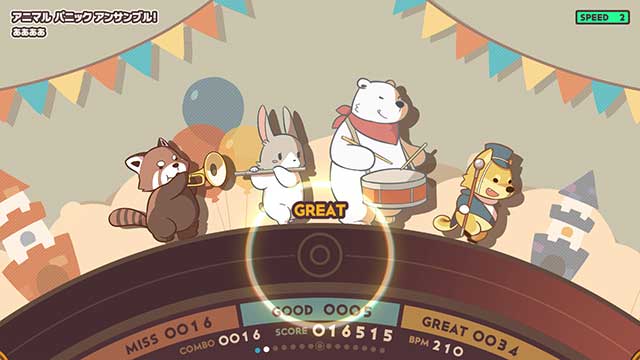 Wonder Parade has an easy to learn and playable 2-button control system