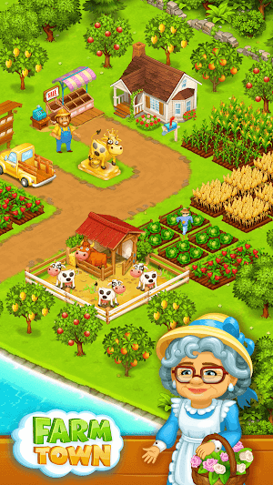 Farm Town is where you will be free to build your own farm